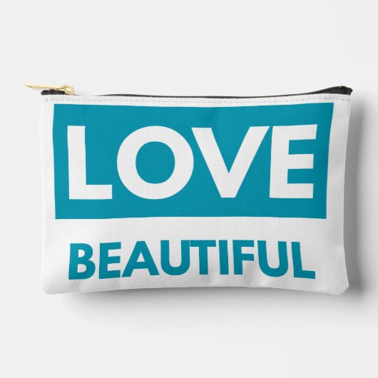 Love beautiful アクセサリーポーチ (正面)