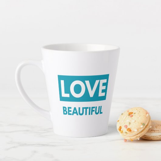 Love beautiful カフェラテマグ (インサイチュ)