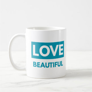 Love beautiful コーヒーマグカップ