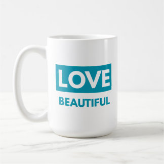 Love beautiful コーヒーマグカップ
