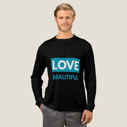 Love beautiful トライブレンドＴシャツ (正面全体)