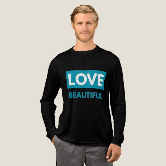 Love beautiful トライブレンドＴシャツ (正面全体)