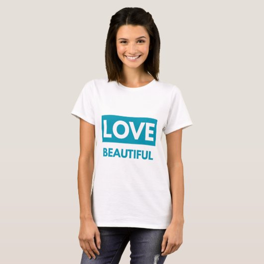 Love beautiful tシャツ (正面フル)