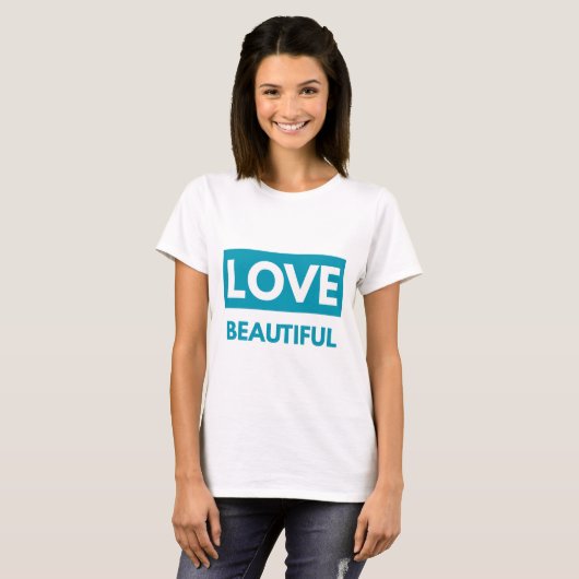 Love beautiful tシャツ (正面フル)