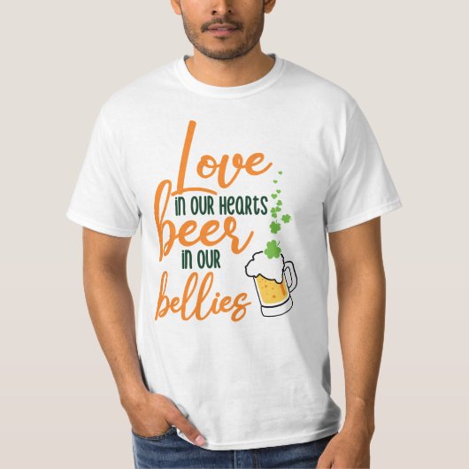 Love & Beer St. Patrick’s Day Fun-61146 Tシャツ (正面)