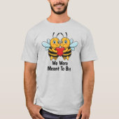 Love Bees Valentine Unisex Tシャツ (正面)