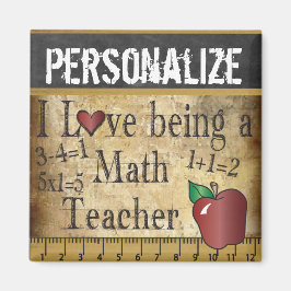 Love being a Math Teacher マグネット