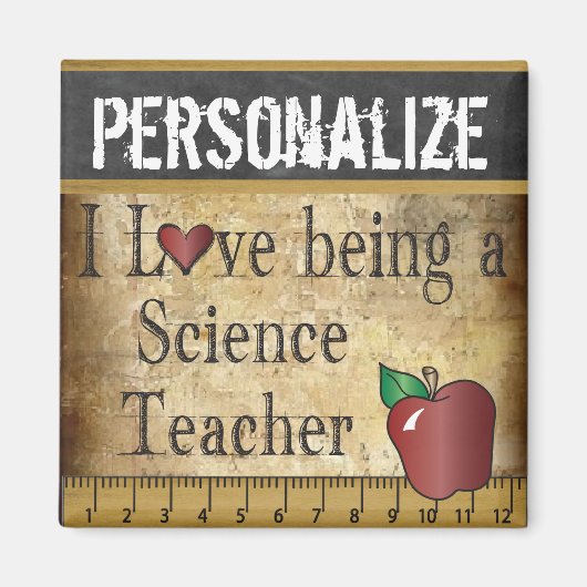 Love being a Science先生磁石 マグネット (正面)