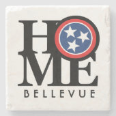 LOVE Bellevue Tennessee ストーンコースター (正面)