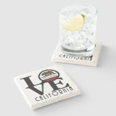 LOVE Ben Lomondカリフォルニア ストーンコースター (横)