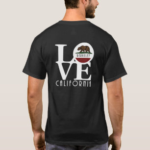 LOVE Berkeley CA (バックプリント) Tシャツ