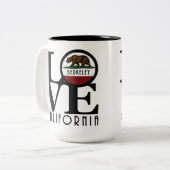 LOVE Berkeley California 15oz ツートーンマグカップ (正面左)