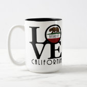 LOVE Berkeley California 15oz ツートーンマグカップ (左)