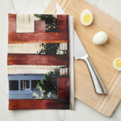 Love Berlin, Germany Travel Souvenir  キッチンタオル (四つ折り)