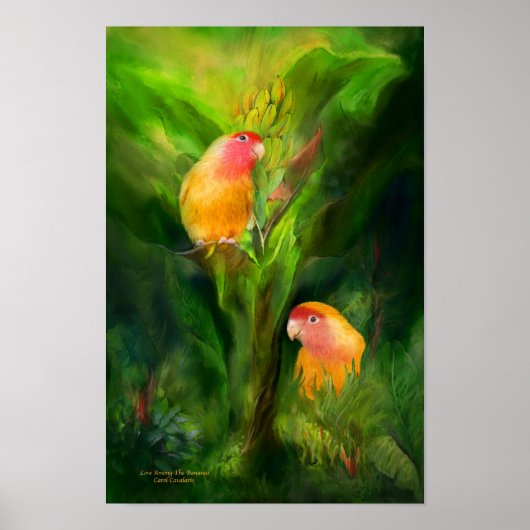 Love Between the Bananas Art Poster/プリント ポスター (正面)