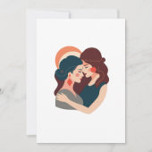 love between women 招待状 (正面)