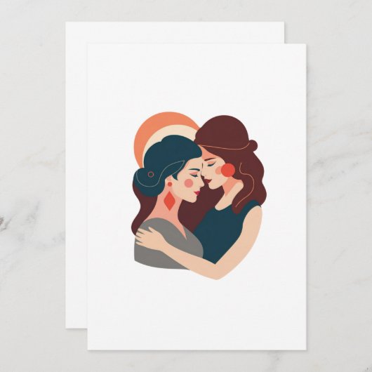 love between women 招待状 (正面/裏面)