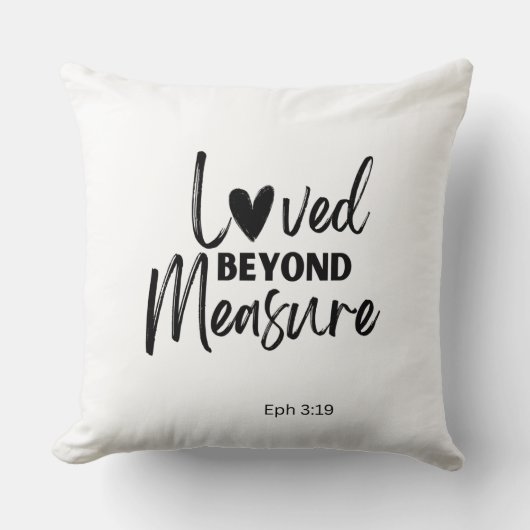 Love beyond measure Eph 3:19 クッション (正面)