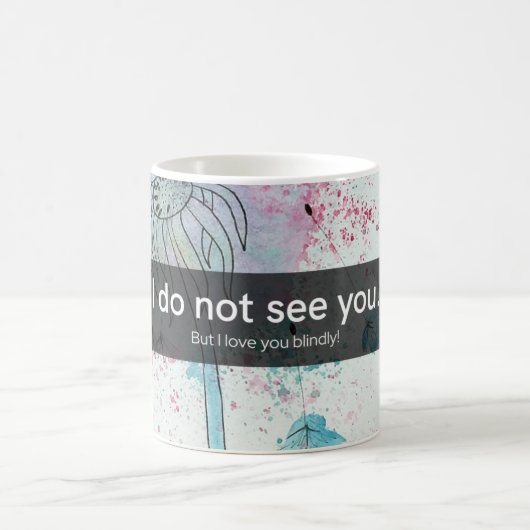 Love Beyond Sight:フローラインスピレーション コーヒーマグカップ (中央)