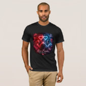 Love Beyond Time – Futuristic Valentine’s Day  Tシャツ (正面フル)