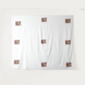 Love Beyond Time - Skeleton Enbrace Art タペストリー (正面(横))