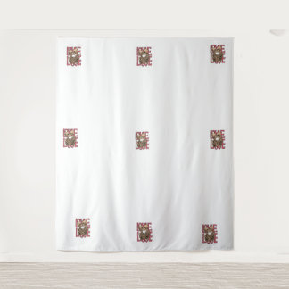 Love Beyond Time - Skeleton Enbrace Art タペストリー