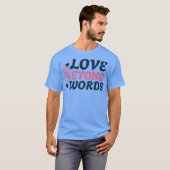 LOVE BEYOND WORDS Tシャツ (正面フル)