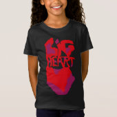 Love.Big heart/Corazon Grande love by Masanser pix Tシャツ (正面)