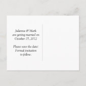 Love Birdsさくらんぼ花が日曜保存 案内ポストカード (裏面)