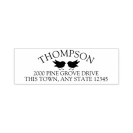 Love Birdsのアドレス セルフインキングスタンプ