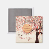 Love Birds -秋の結婚式お願い マグネット (正面/裏面)