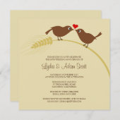 Love Birds 25th Silver Anniversaryパーティー 招待状 (正面/裏面)