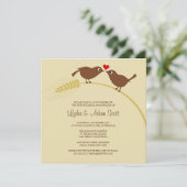 Love Birds 25th Silver Anniversaryパーティー 招待状 (スタンド正面)