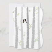 Love Birds 5.5x8.5インチ結婚式招待状 招待状 (裏面)