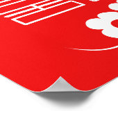 Love Birds - Double Happiness - Feng Shui Wall Art ポスター (角)