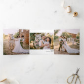 Love Birds Elopementフォトギャラリー 三つ折り招待状 (内部)