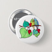 Love Birds II 缶バッジ (正面&裏面)