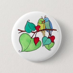 Love Birds II 缶バッジ