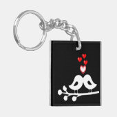 ****LOVE BIRDS**** KEYCHAIN (名前を付ける部屋) キーホルダー (正面左)