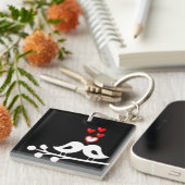 ****LOVE BIRDS**** KEYCHAIN (名前を付ける部屋) キーホルダー (正面右)