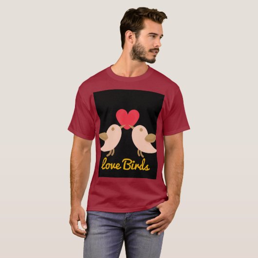 Love Birds Men's Tシャツ (正面フル)