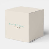 Love Birds on Park Bench {mint} フェイバーボックス (裏面サイド)