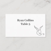 Love Birds Place Cards プレイスカード (裏面)