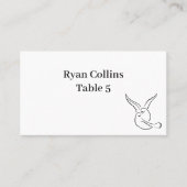 Love Birds Place Cards プレイスカード (正面)