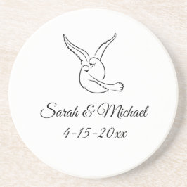 Love Birds Sandstone Coaster コースター