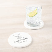 Love Birds Sandstone Coaster コースター (側面)