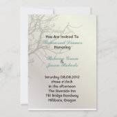 Love Birds Treeのリハ結婚ーサルディナー 招待状 (裏面)