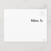 Love Birds Valentine's Dayハートフォトカード シーズンポストカード (裏面)