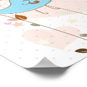 Love Birds Wedding Valentines ポスター (角)