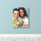 Love Birds Your Photoキャンバスプリント キャンバスプリント (インサイチュ (ウッドフロア))
